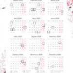Calendario 2024 Floral