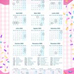 Calendario 2025 cupcake