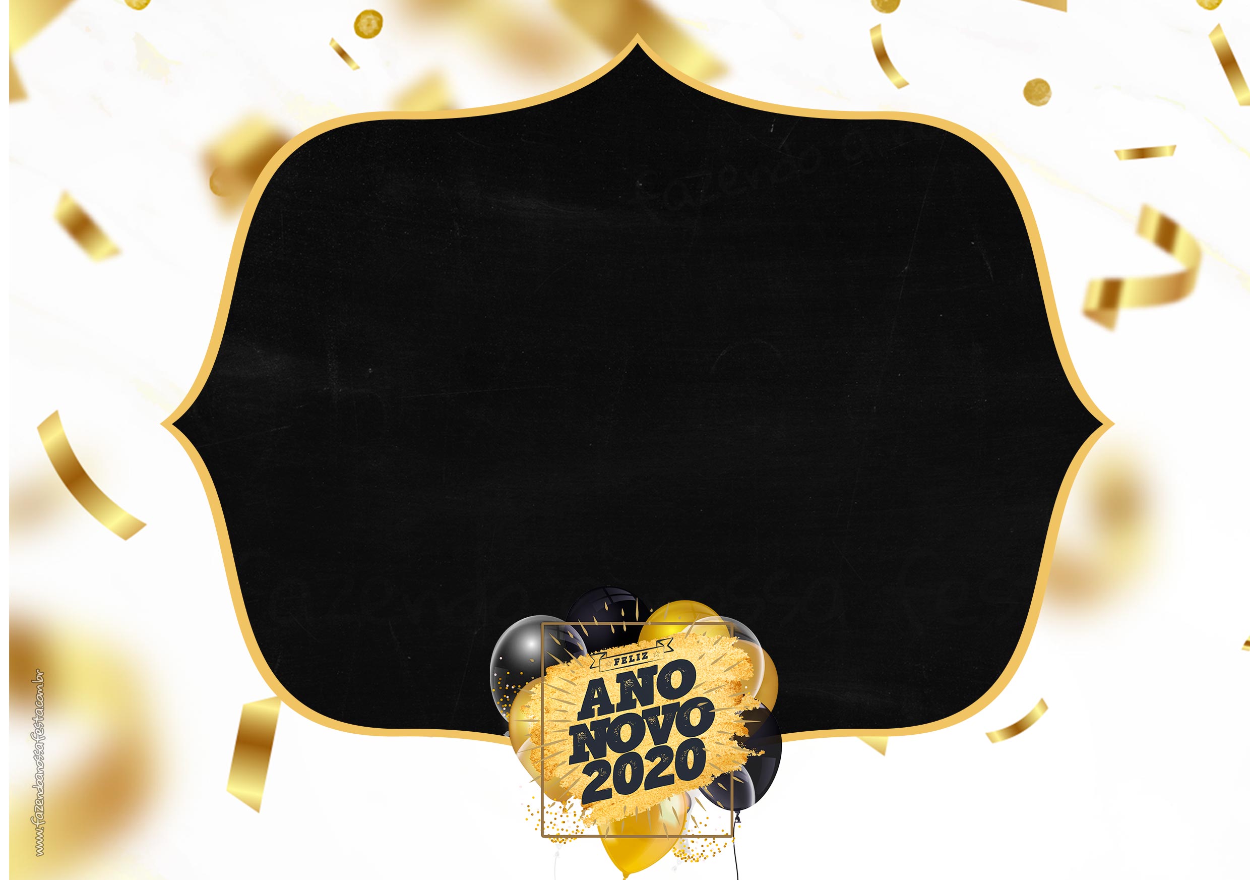 Convite Chalkboard Ano Novo 2020 4