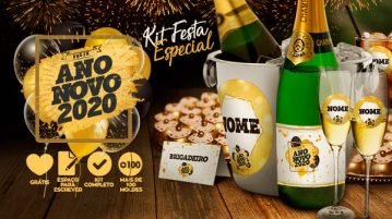 Kit Festa Ano Novo 2020 Grátis para Imprimir em Casa Kit Festa Ano Novo 2020 Gratis