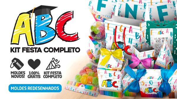 Kit Festa Formatura ABC Lembrancinhas Grátis para Imprimir