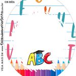 Rotulo Oval Kit Festa Formatura ABC