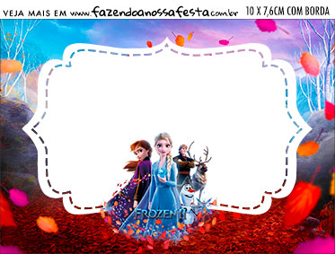 Convite Digital Frozen 2 gratis - Fazendo a Nossa Festa