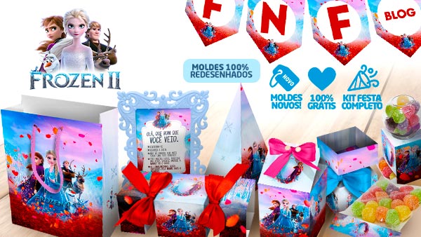 Convite Digital Frozen 2 gratis - Fazendo a Nossa Festa