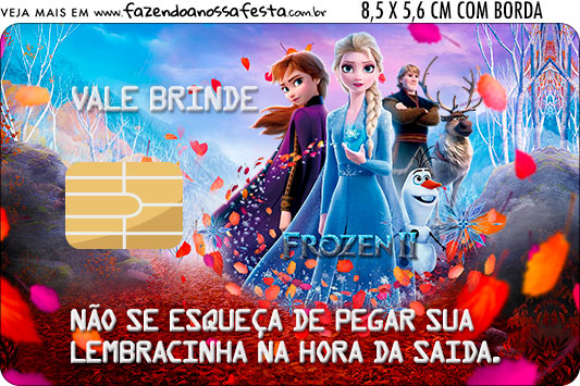 Vale Brinde Kit Festa Frozen 2