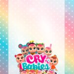 Capa de Caderno Personalizada Cry babies