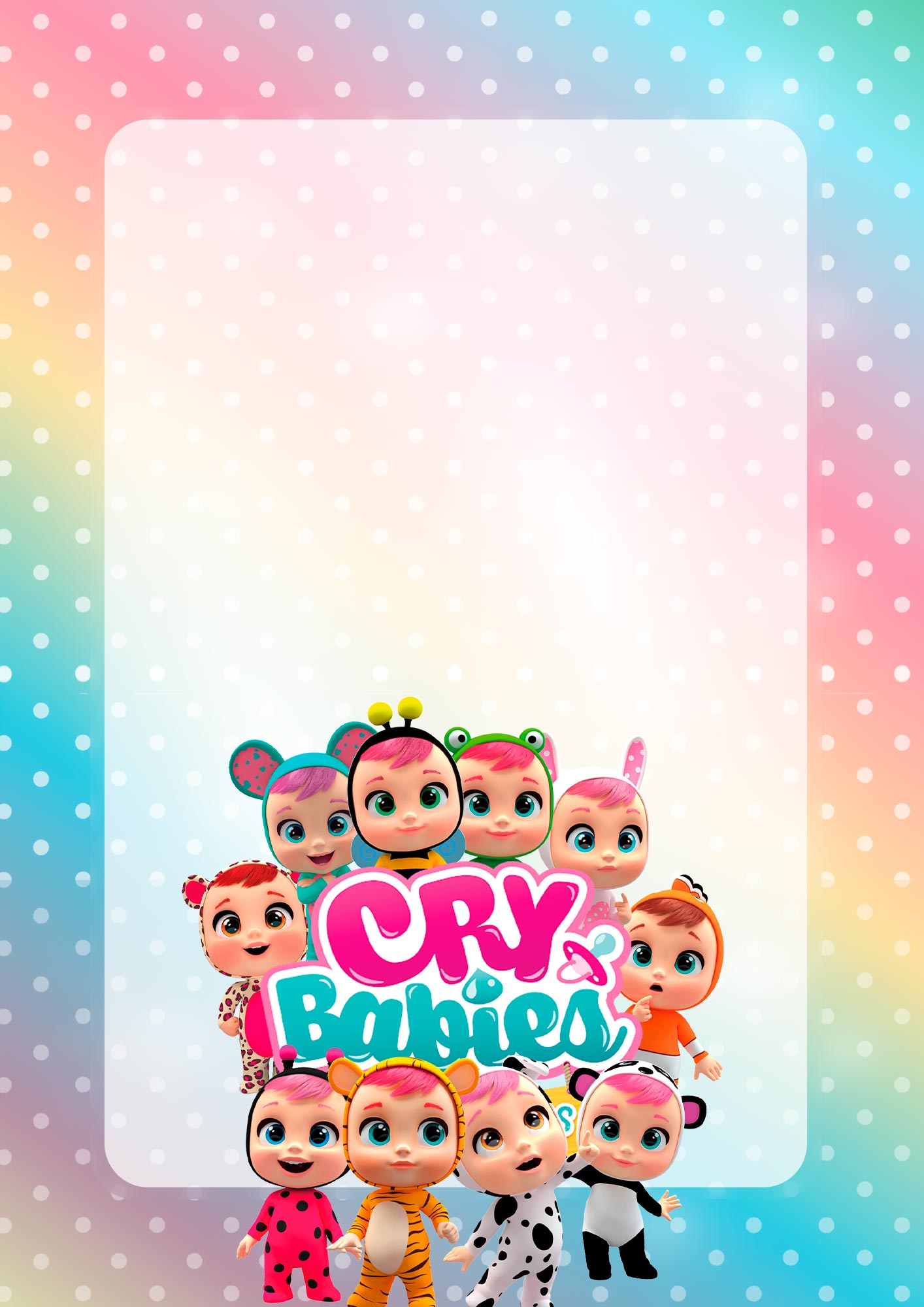 Capa de Caderno Personalizada Cry babies