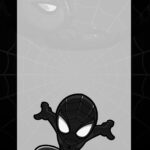 Capa de Caderno Personalizada Homem Aranha preto