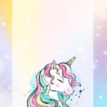 Capa de Caderno Personalizada Unicornio