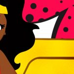 Painel Mulher Maravilha Cute Afro 7