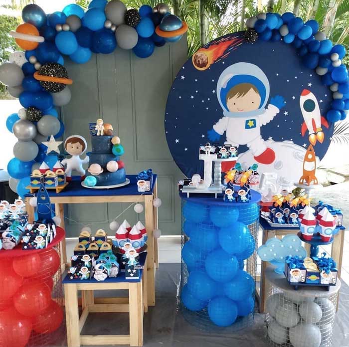 7 Ideias para Festa Astronauta