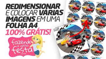 Como Redimensionar e Colocar Várias Imagens em uma Folha A4 Como redimensionar e colocar varias imagens em uma folha A4
