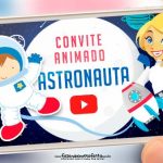 Convite Animado Astronauta