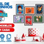 Kit Quadrinhos Festa Patrulha Canina para imprimir gratis