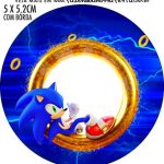 Capa Livrinho para Colorir Sonic - Fazendo a Nossa Festa