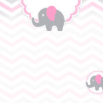 Cartela Rifa Elefantinha rosa