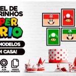Kit Quadrinhos Festa Super Mario para Imprimir gratis
