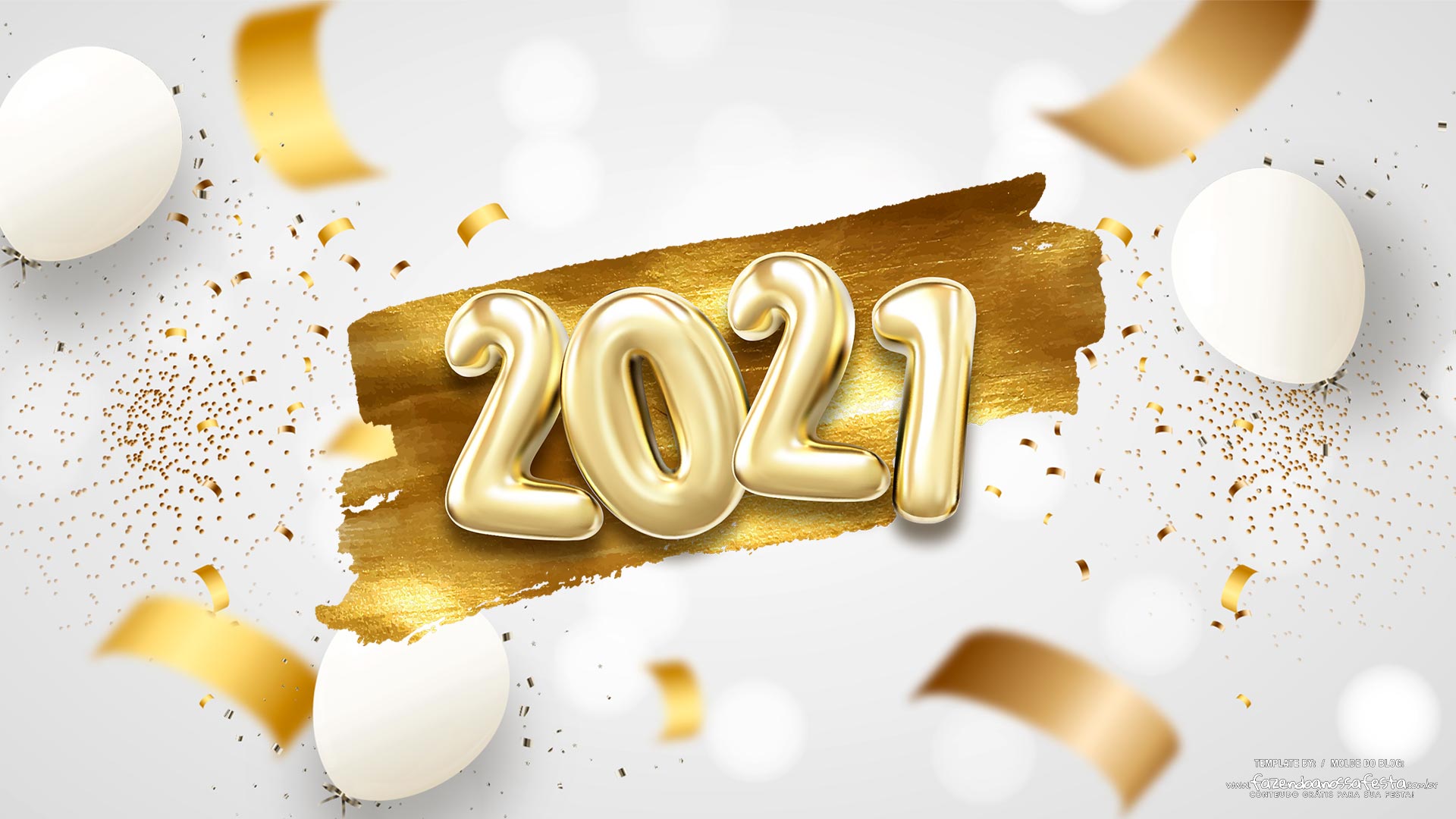 Painel de TV Festa Ano Novo 2021