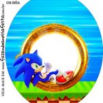 Rotulo Oval Sonic