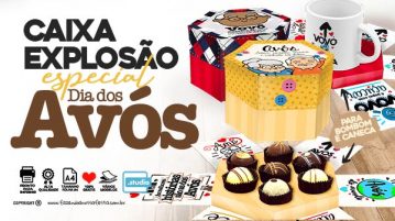 Caixa Explosão Dia dos Avós Grátis para Baixar e Imprimir Caixa Explosao Dia dos Avos