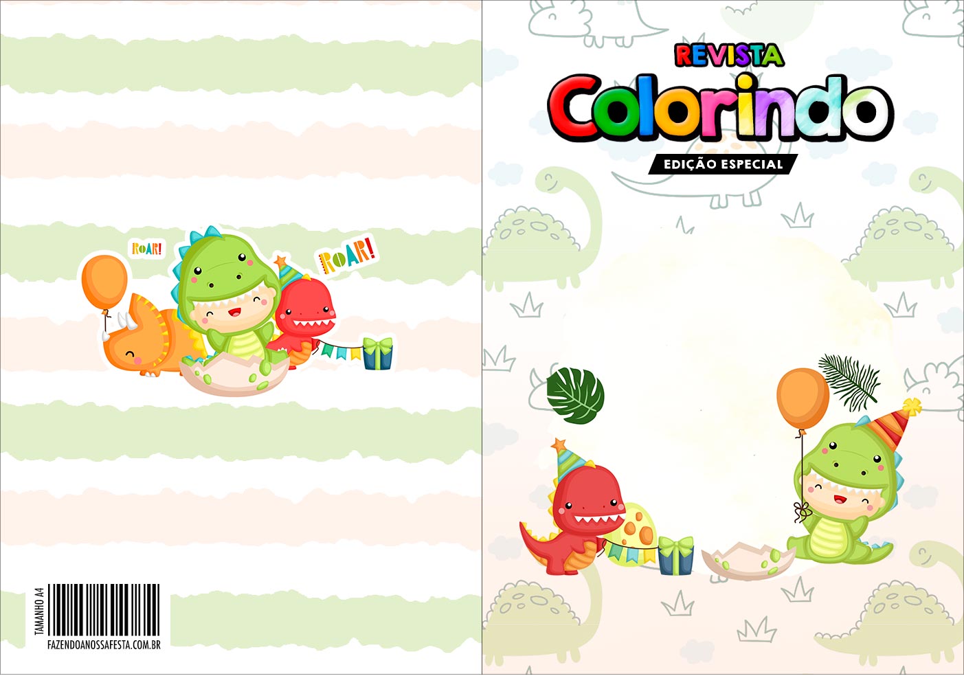 Download grátis: dinossauros para colorir