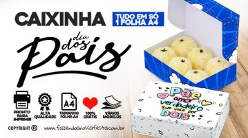 Caixa Dia dos Pais para Doces Grátis para Baixar e Imprimir Caixa Dia dos Pais para doces gratis
