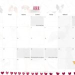 Calendario Mensal 2021 Abril Cachorros