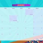 Calendario Mensal 2021 Afro janeiro