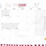 Calendario Mensal 2021 Fevereiro Cachorros