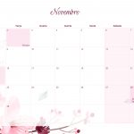 Calendario Mensal 2021 Floral Novembro