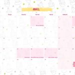 Calendario Mensal 2021 Lhama abril
