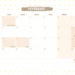 Calendario Mensal 2021 Lhama amarela fevereiro