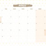 Calendario Mensal 2021 Lhama amarela marco