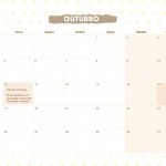 Calendario Mensal 2021 Lhama amarela outubro