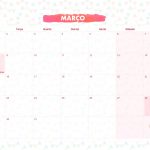 Calendario Mensal 2021 Lhama rosa marco
