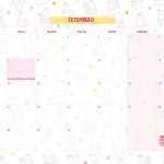 Calendario Mensal 2021 Lhama setembro