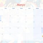 Calendario Mensal 2021 Marco Mulher Maravilha