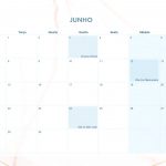 Calendario Mensal 2021 Marmore junho