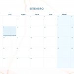 Calendario Mensal 2021 Marmore setembro