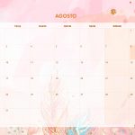 Calendario Mensal 2021 Raposinha agosto