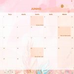 Calendario Mensal 2021 Raposinha junho