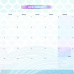 Calendario Mensal 2021 Sereia dezembro