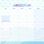 Calendario Mensal 2021 Sereia setembro