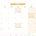 Calendario Mensal 2021 Unicornio 2 junho