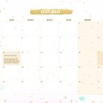 Calendario Mensal 2021 Unicornio 2 outubro