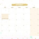 Calendario Mensal 2021 Unicornio 2 setembro