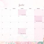 Calendario Mensal 2021 para Imprimir Corujinha junho