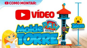 Como Montar a Torre da Patrulha Canina Passo a Passo em Vídeo Como montar a torre da patrulha canina