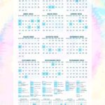 Calendario 2023 Planner Tie Dye
