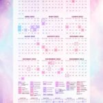 Planner Colorido Calendario 2022